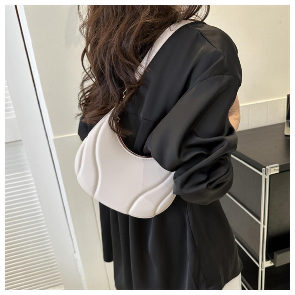 Bag Ladies Shoulder French Gold Hardware Texture Design Zipper Closureadjustable Shoulder Straps Multi Functional Crossbody Bag