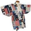 Chanchanko Hanten Hanten Hakaten Boys Best Patchwork Pattern Red Back Quilt Size 90cm 100cm 110cm 120cm Made In Japan [Japanese-Rudo] Children's