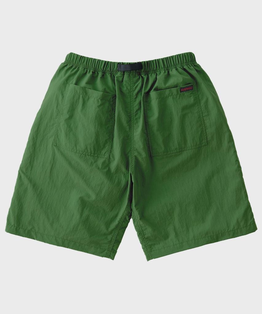 Geulamichi Nylon Loose Shorts Hunter Green