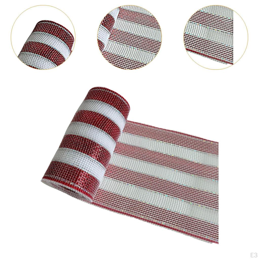 Weihnachtsrot und Weißes Band, Dekoration, DIY Heimtextilien, Schleifenbinden, Multifunktional