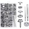323pcs Stainless Steel Screw Snap Buttons With Tool Set For Tarpaulin And Ship Tool Accessories Professional Tools Instrument Pa