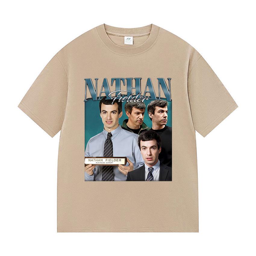 Nathan Fielder Funny Meme T Shirts Unisexs Classic Fashion Vintage Short Sleeve Tshirt Unisex Clothing Oversized 100 Cotton Tshirt