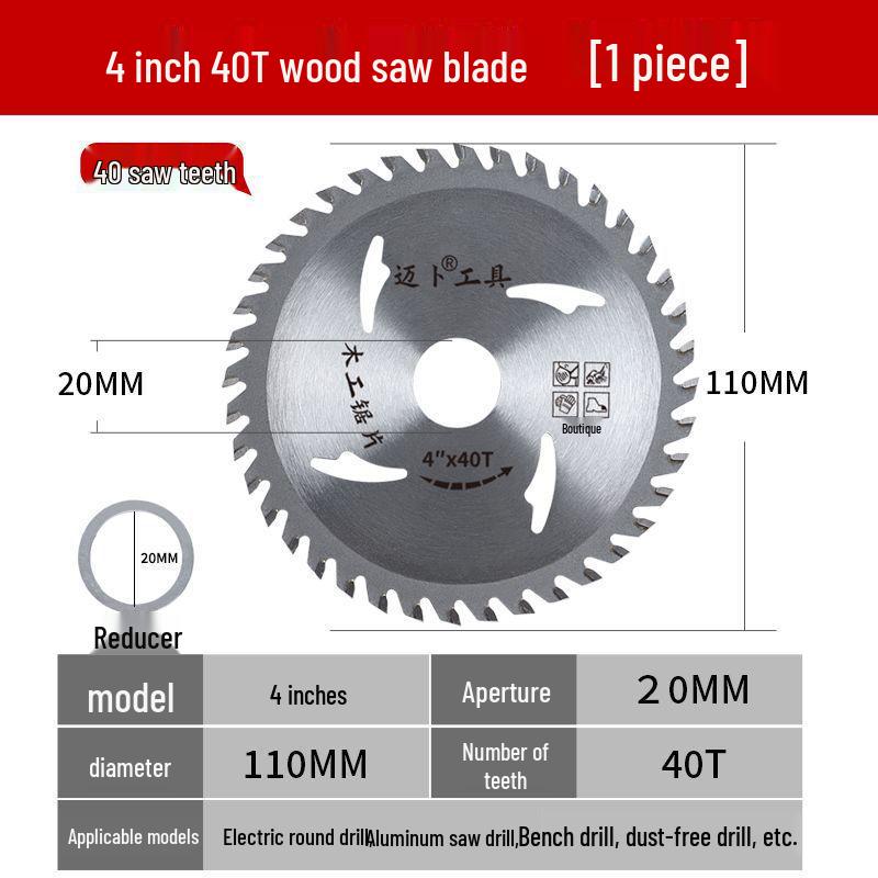 High-Hardness Dual-Purpose Saw Blade: Aluminum-Wood Alloy for Eco & Paint-Free Boards.