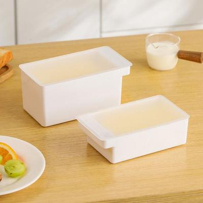 Boîte de rangement pour coupe-beurre et fromage avec couvercle pour la cuisine, la pâtisserie, le beurre, le réfrigérateur, le récipient de conservation de la fraîcheur, outil de cuisson