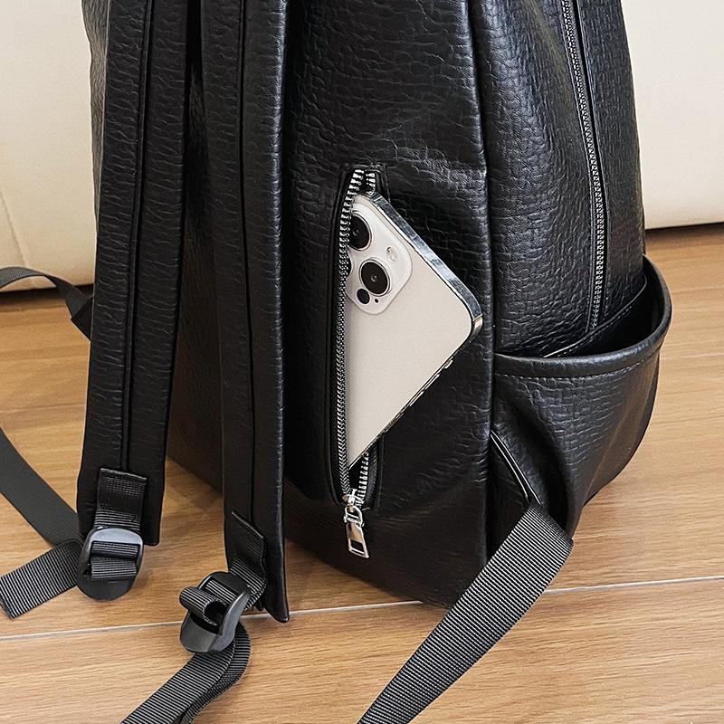 Soft Leather Backpack Women's Multi-Functional Travel Backpack