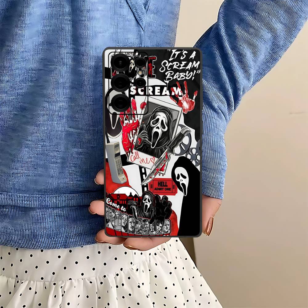

Horor S-scream Dead Phone Case For Samsung S 24 Fe 25 Ultra Plus 20 Lite 21 30 22 23 24 22 Ultra 5G Fundas Samsung S25