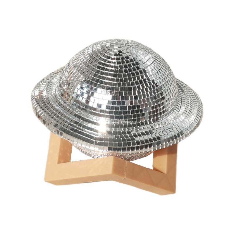3D Planet LED Nightlight With Stained Glass Design Warm Glows Table Lamp with Stand For Children Bedroom Nursery Decors