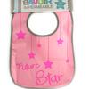 Les Trésors De Lily [L8791] - Bavoir imperméable 'Tom et Zoé' rose (future star)