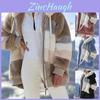 2023 Hot Sale Autumn Winter Loose Plush Hooded Jacket For Women