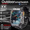 2025 New Smartwatch 1000mAh Battery 2.13-inch AMOLED Screen Men's Watch Compass 10ATM Waterproof Bluetooth Call Sports Smartwatches
