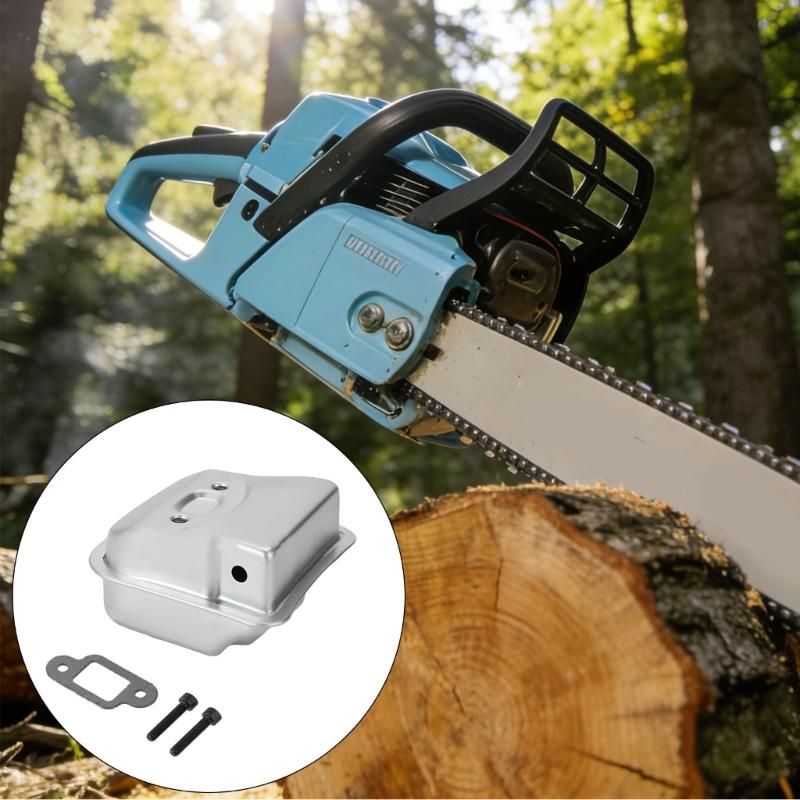 Aluminum Chainsaw Muffler Advanced Exhaust Design Boosts Efficiency Prevents Overheating For MS181 And MS171 Models