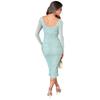 AX Paris Womens/Ladies Ruched Square Neck Bodycon Dress