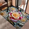 Non-slip Bathroom Floor Mat Soft Blanket Durable Flower Carpet  Home Decoration