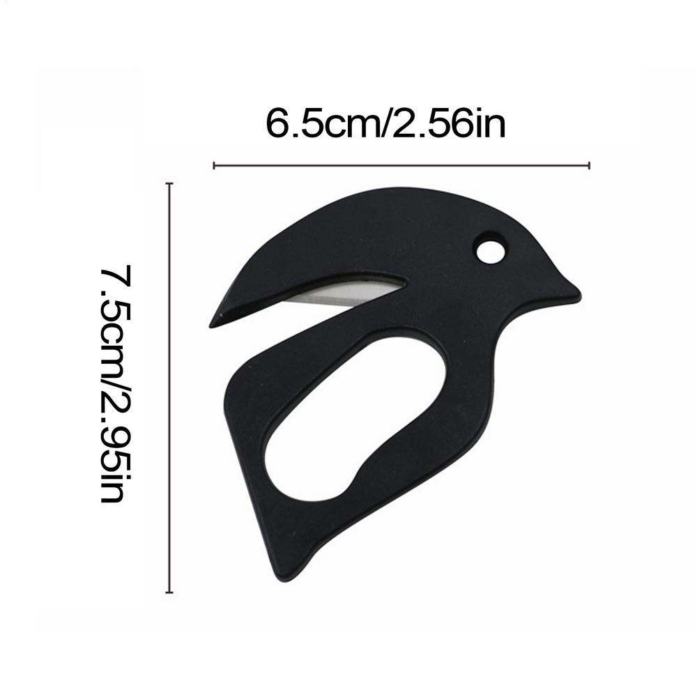 

Letter Opener Envelope Mail Slitter With Razor Wrapping Cutter Box Opener Safe Mail Opener Letter Knif Sharp Blade Cutter 1PC чорний