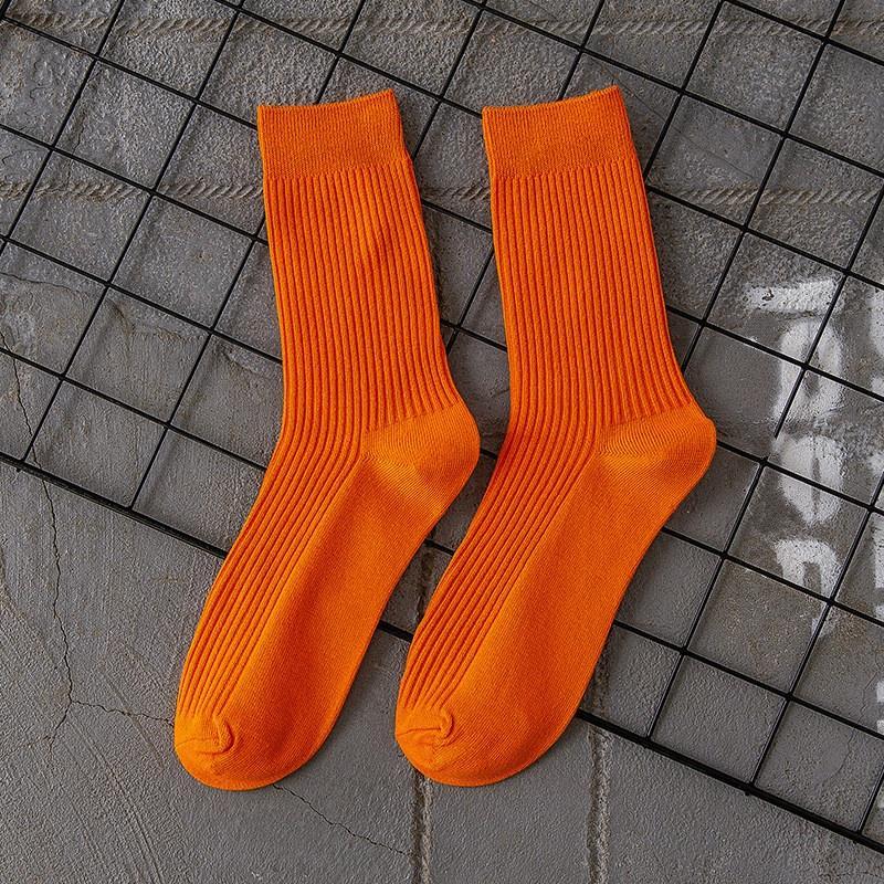 Șosete pentru adulți Șosete tub sport de culoare solidă Ciorapi înalți pentru bărbați și femei