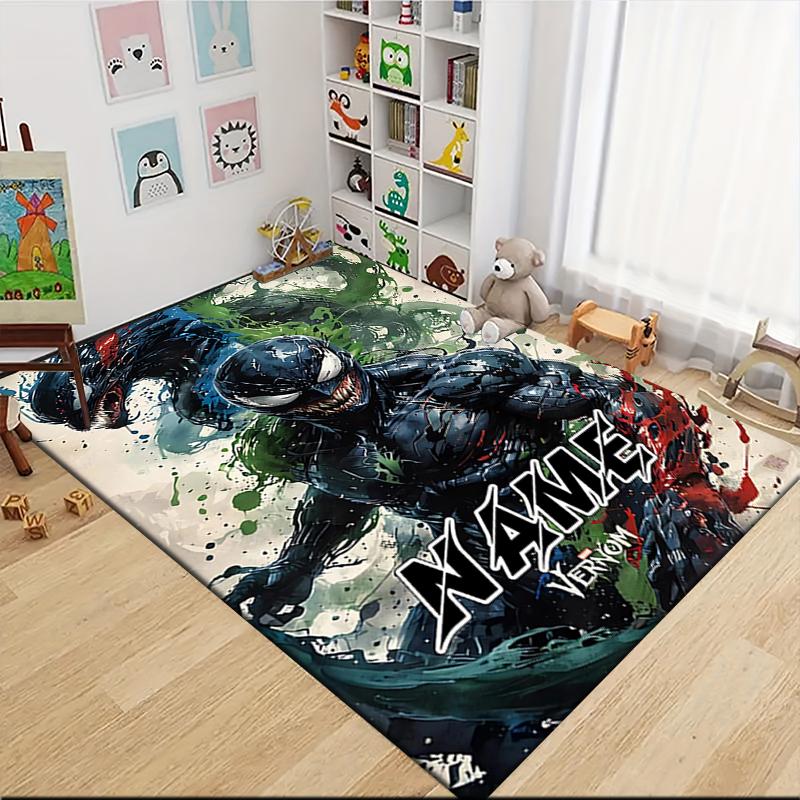 Custom Name "Venom Artwork Poster" Carpet Rug Customizable Soft Washable Anti-Slip Home Living Room Sofa Mats Personalized Rug. 0909400