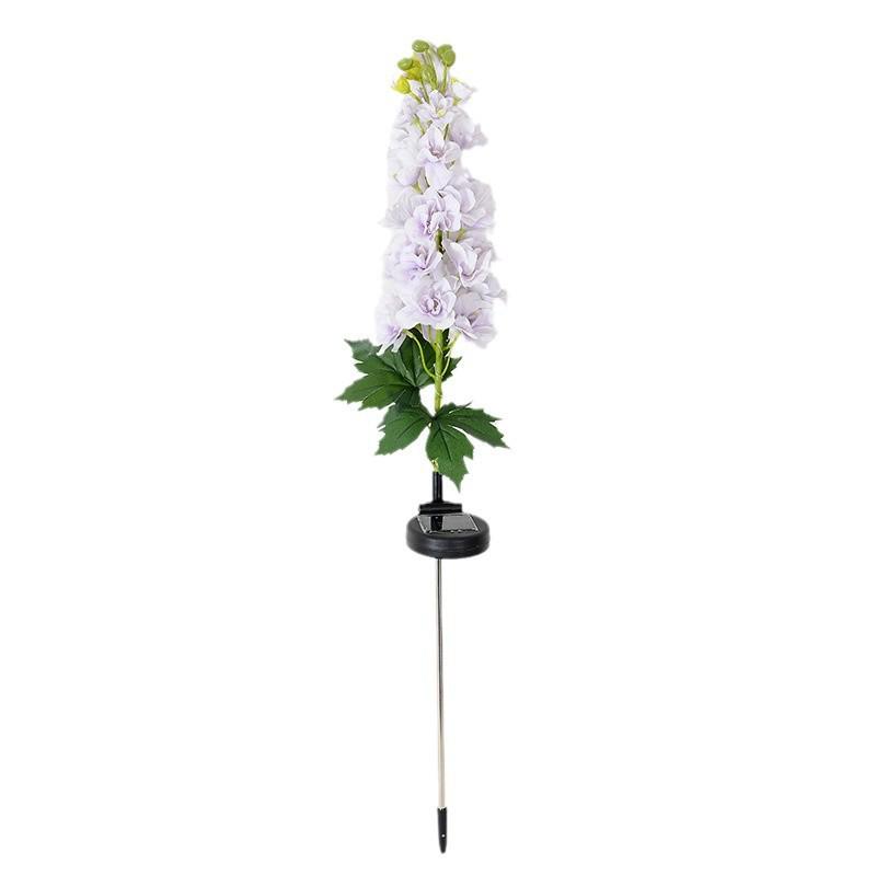 Solar Hyacinth Violet Outdoor Waterproof Flower String Lights