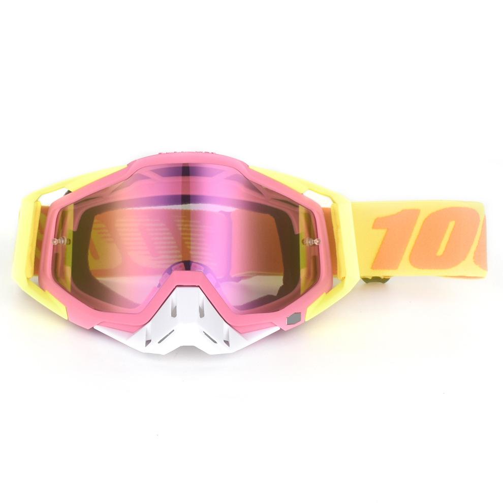 Motorcycle Goggles Color Off-road Helmet Goggles Windproof Sand Riding Glasses Ski Goggles