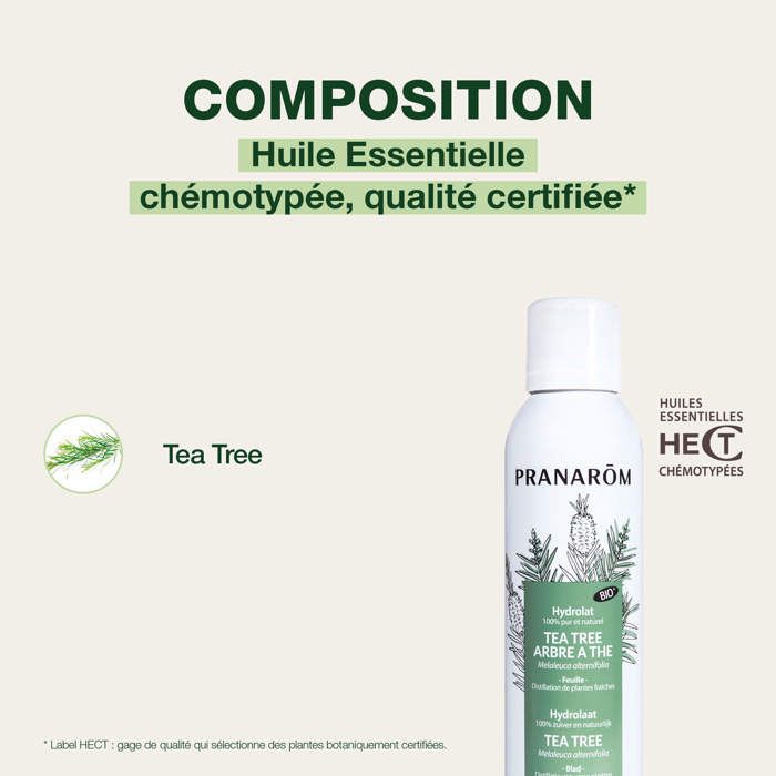 Pranarom Hydrolat Arbre à Thé Tea Tree Bio 150ml
