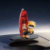 Creative ornament BOBO Bear surfing Car Dashboard Ornament rotational diffusion Aroma Diffuser Creative car Fragrance Interior