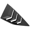Rr Window Louve  Car Rr Window Blinds Side Tuyere Louve  Vent for    ST   MK3 Hatchback Carbon    