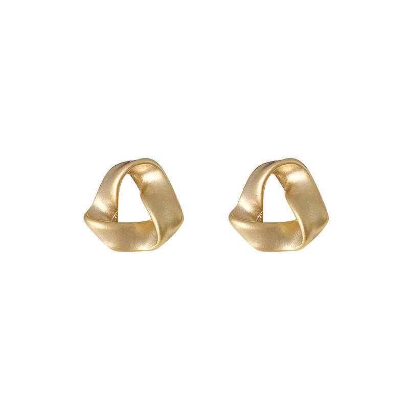 

Female Minimalist Temperament Personalized Earrings Dumb gold ear clips