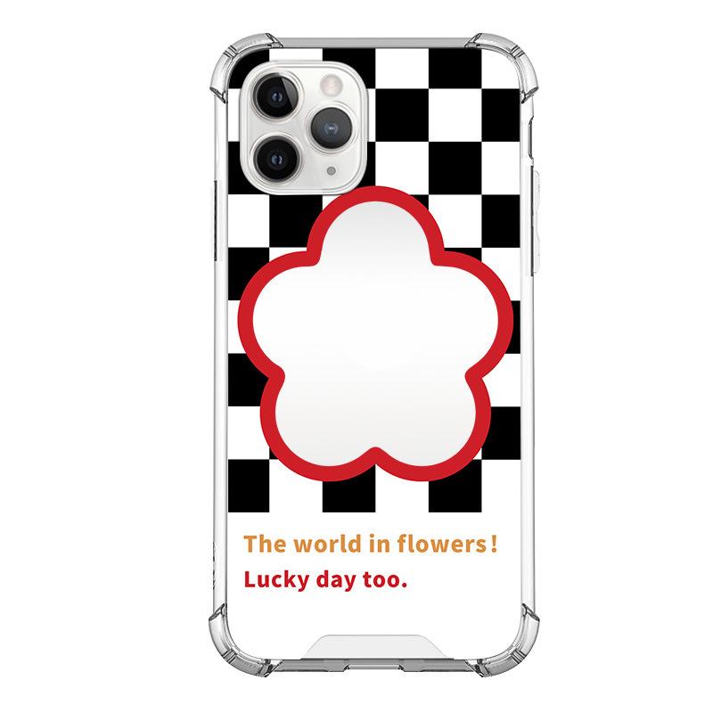 

Защитный чехол Checkerboard Mirror Shell для iPhone 16 Pro, Huawei Nova 9 и Honor 90 iPhone 11