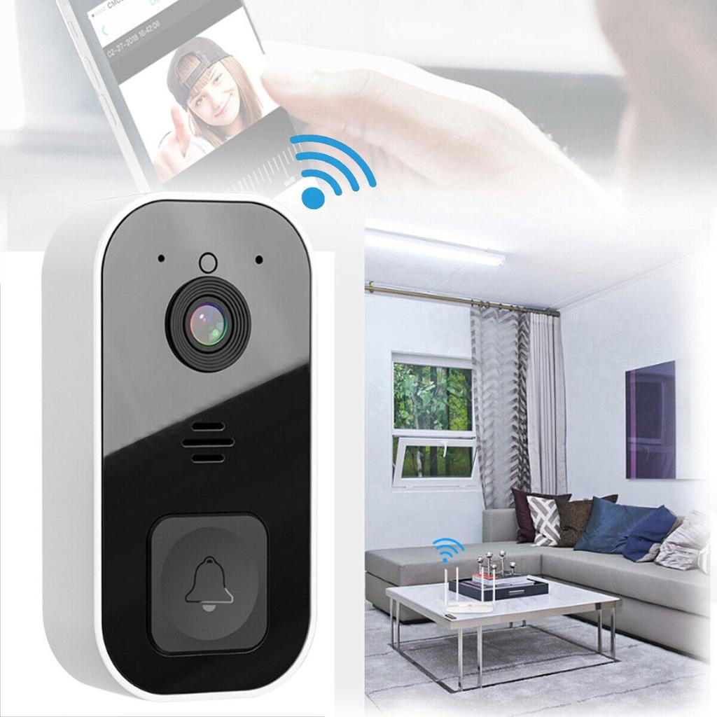 PDTO Smart Wireless Video Doorbell Intelligent Visual Doorbell Intercom Night Vision