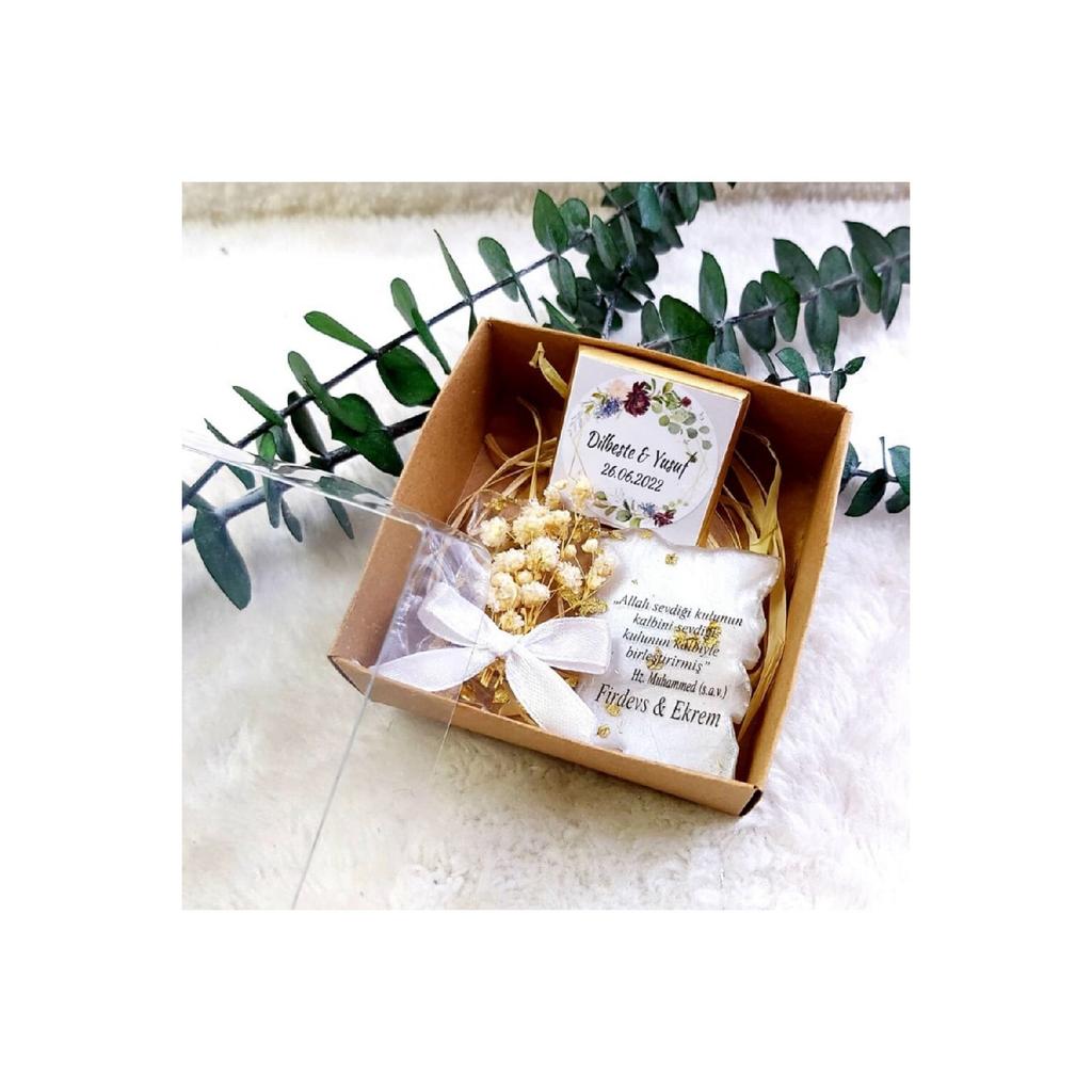 Neuer Trend Hochzeitssüßigkeiten mit 30 Epoxidmagneten und Pralinenschachteln -