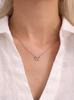 Qiong Yao Butterfly Pendant Necklace - Chic Stainless Steel Luxury for Trendsetters
