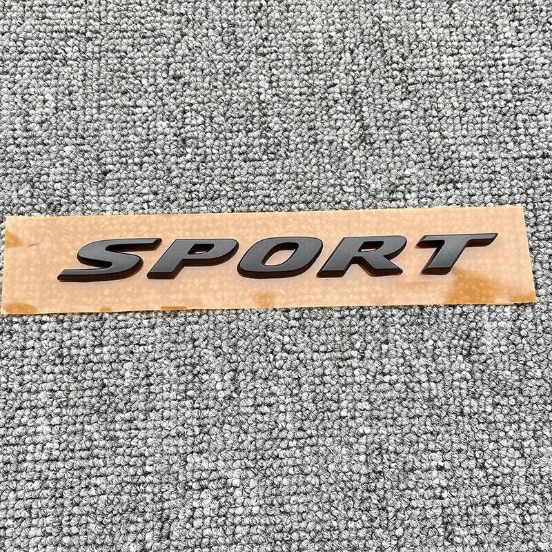 

3D For SPORT Emblem Car Sticker 3D Letter Rear Trunk ABS Plastic Chrome Silver Nameplate Auto Logo Badge Decal