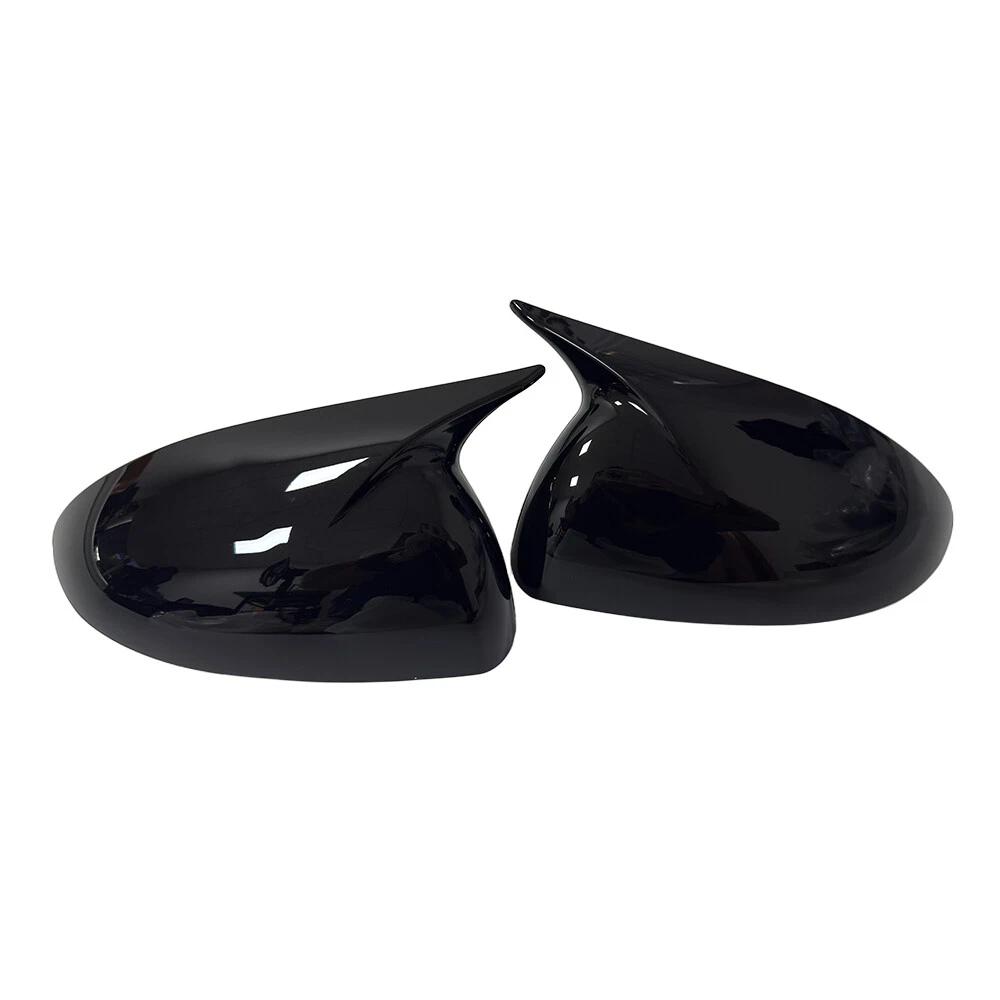 

For Chevrolet Aveo Sonic 2011-2014 Car Sticker Rearview Side Mirror Cover Wing Cap Exterior Door Rear View Case Trim Carbon ABS Gloss Black