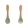 Baby Silicone Feeding Tableware Setsbpa Free Waterproof Dining Plate Bowl Spoon Fork For Newbornmicrowave And Dishwasher Safe