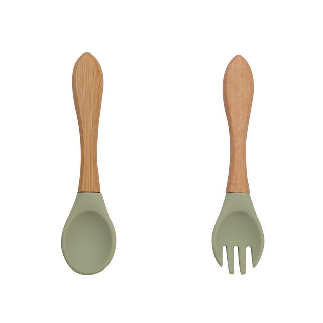 Baby Silicone Feeding Tableware Setsbpa Free Waterproof Dining Plate Bowl Spoon Fork For Newbornmicrowave And Dishwasher Safe