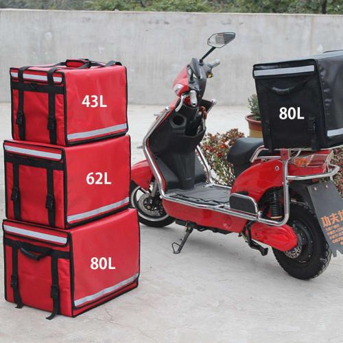 HIGHAWK Delivery Divided Delivery Bag for Lunch Boxes, Pizza, and Home Delivery, Waterproof, Insulates Food for Restaurants, Fast Food, and Catering,