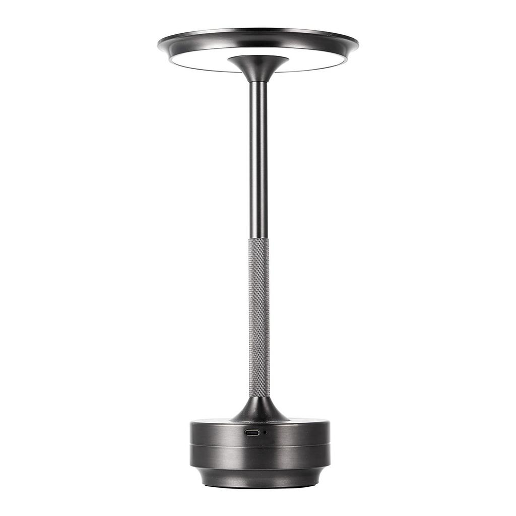 3 Color Table Lamp Restaurant Black Silver Touch Rechargeable Led Gold Usb Lamps Dimmable Bedside Portable Room Creative For Bar