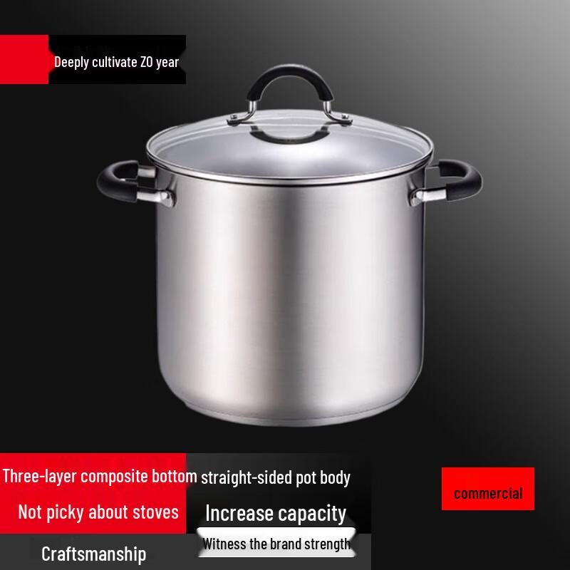 Sule 304 Stainless Steel Stockpot with Lid