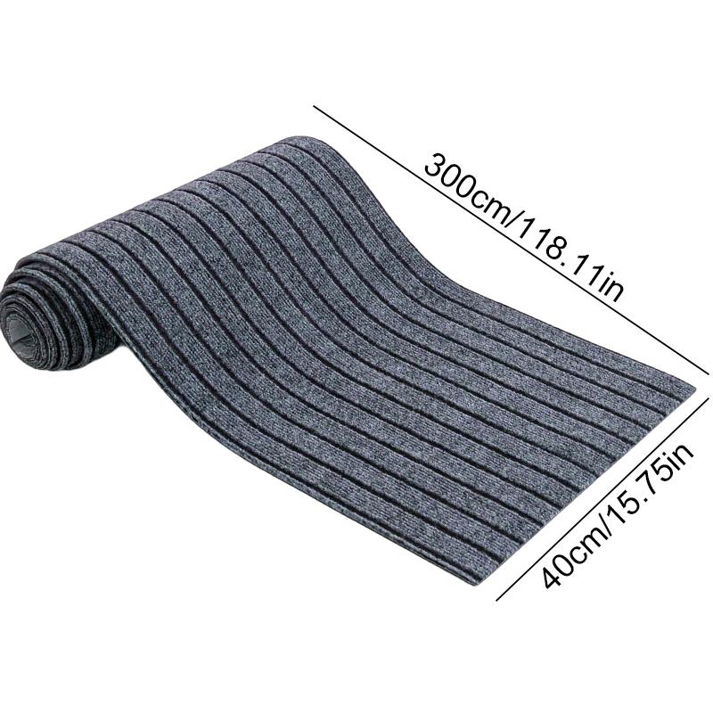 Vaskbar gulvmatte DIY Avtakbar Selvklebende Gjenbrukbar Stripet Klassisk Gulvmatte for Hjemmedekorasjon