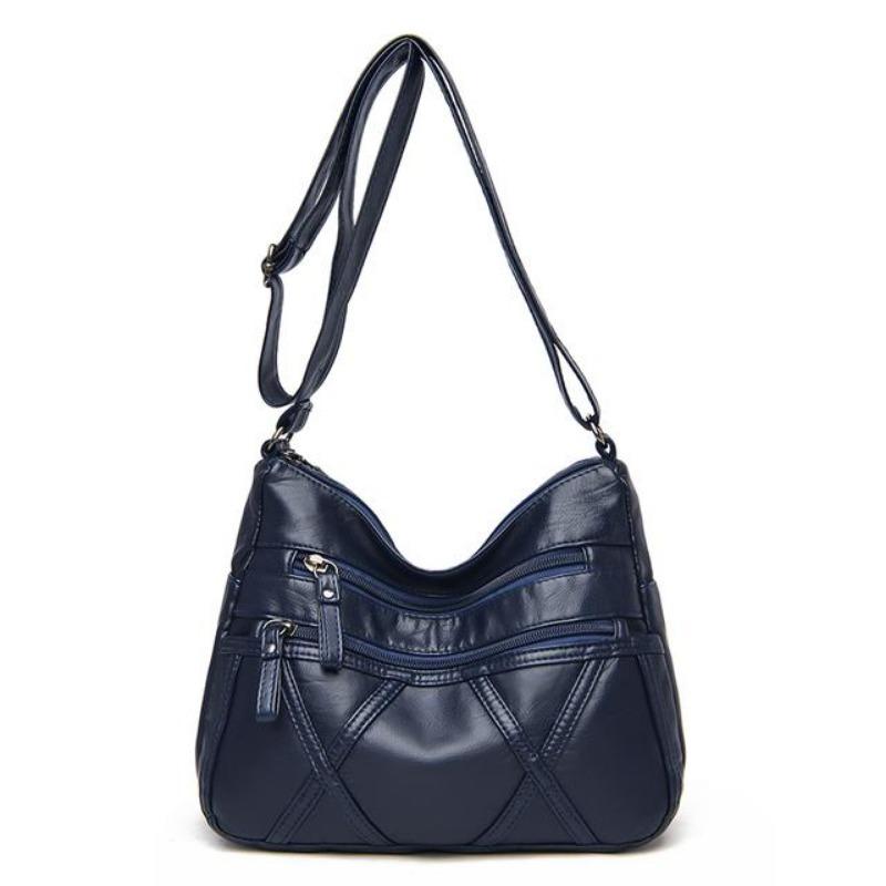 Fashion Shoulder Messenger Bags for Women 2024 New Purses and Handbags Soft Leather Crossbody Bags Casual Small Tote Bag
