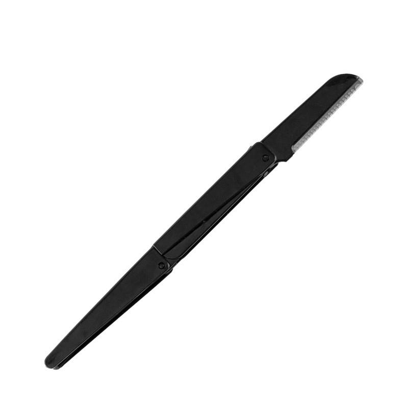 1 Pezzo Rasoio per Sopracciglia con Cappuccio Rifinitore per Sopracciglia Lama Affilata Coltello da Trucco Strumento per Modellare le Sopracciglia Rimuovi Peli Facciali Per