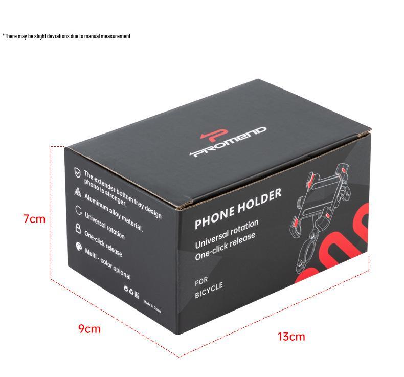 Aluminum Alloy Shockproof Bicycle & Motorcycle Phone Mount with Silicone Quick Release