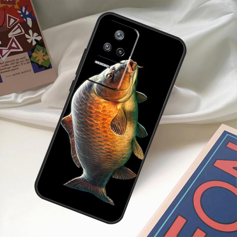

CARP FISH FISHING Case For POCO X6 Pro M6 X5 X3 M5s F3 F5 Xiaomi 14 Ultra 13 12 Lite 11T 12T 13T Pro Coque Xiaomi 14 Pro