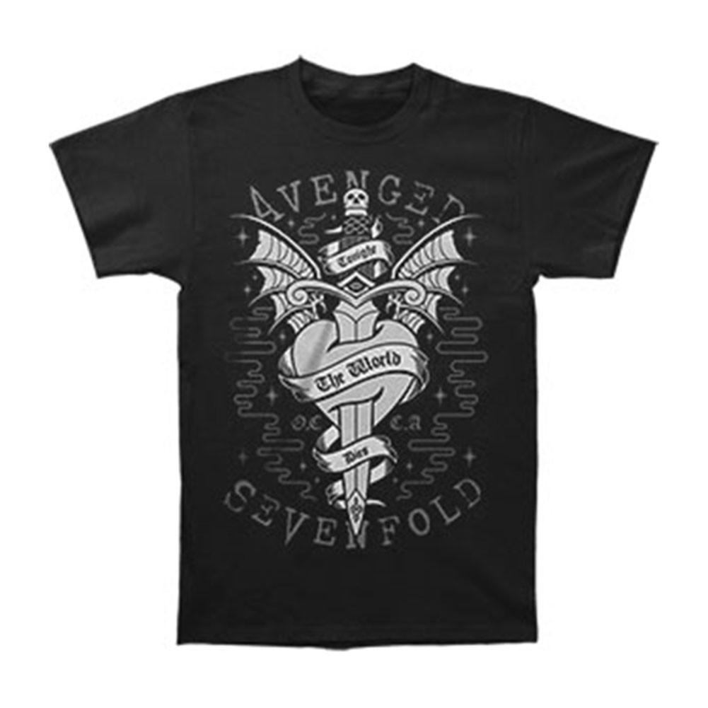 Men s Avenged Sevenfold Cloak & Dagger T-shirt XX-Large Black S
