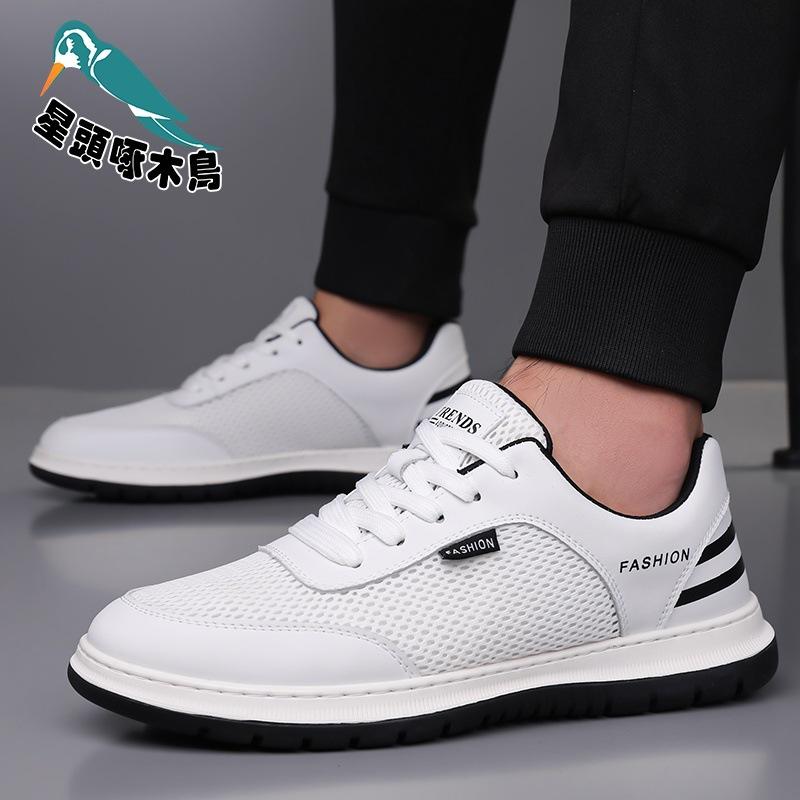 2025 Summer New Mesh Men's Shoes Breathable Sports Casual Shoes Men's Low-top Shoes