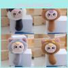 Cute Cartoon Plush Toy Pendant Soft Keychain Doll Adorable Keyring For Bags