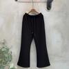 C S In The Room Women aChu fleeCe baSiC bandIng bootCut pantS 4 ColorS