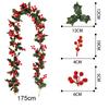Artificial Holly Garland Christmas Trailing Plants
