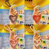 Heart Shaped Keychain With Czech Rhinestones For Gift And Decoration