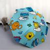 1pc Cute Automatic Folding Umbrella - 8-Rib Iron Frame, Windproof, Portable Sunshade with Plastic Handle for Travel & Outdoor Activities, Ou