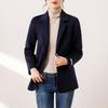 Autumn New Double-sided Wool Short Small Suit Coat Slim-fitting High-end Small Woolen Coat Women